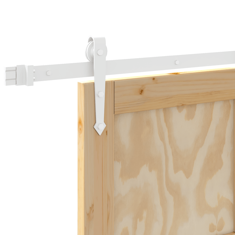 Casa si Gradina - Constructii - Usi interior, exterior si garaj - Usi garaj - Usa glisanta  cu set hardware 93x211 cm lemn masiv de pin - Infinity.ro