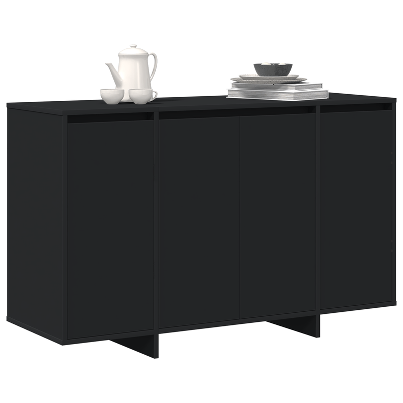 Casa si Gradina - Mobilier - Comode si corpuri - Comode - Bufet Negru Negru Lemn prelucrat 120 x 41 x 75 cm Bufet Negru - Infinity.ro