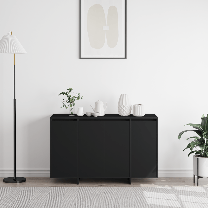 Casa si Gradina - Mobilier - Comode si corpuri - Comode - Bufet Negru Negru Lemn prelucrat 120 x 41 x 75 cm Bufet Negru - Infinity.ro