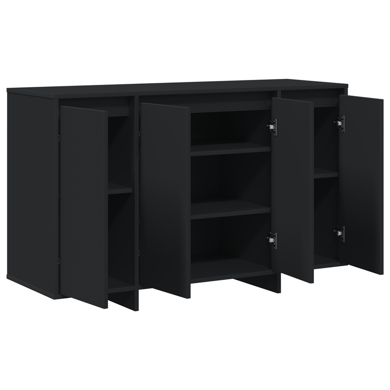 Casa si Gradina - Mobilier - Comode si corpuri - Comode - Bufet Negru Negru Lemn prelucrat 120 x 41 x 75 cm Bufet Negru - Infinity.ro