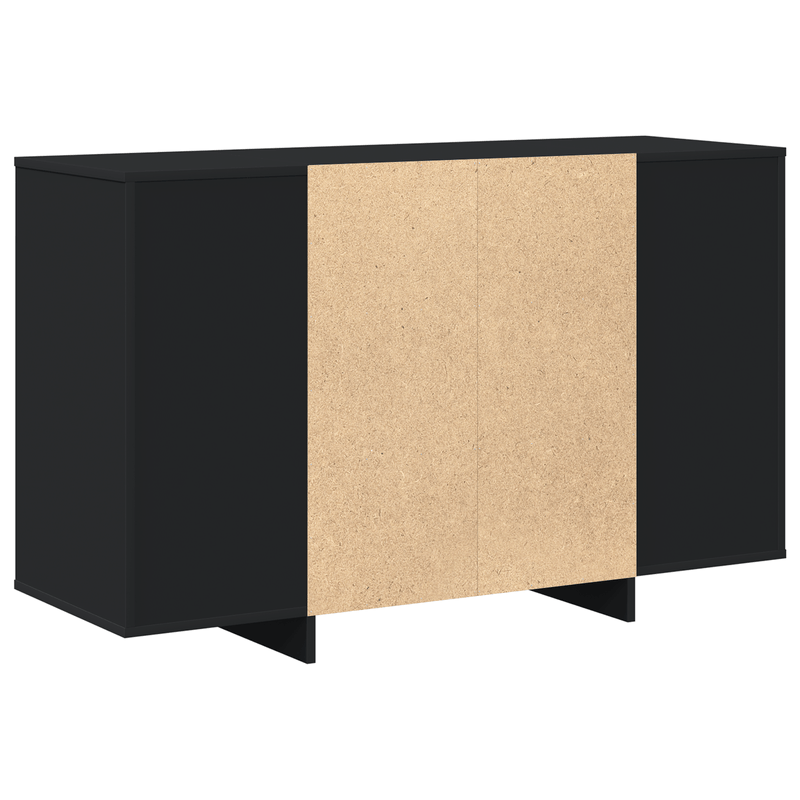Casa si Gradina - Mobilier - Comode si corpuri - Comode - Bufet Negru Negru Lemn prelucrat 120 x 41 x 75 cm Bufet Negru - Infinity.ro