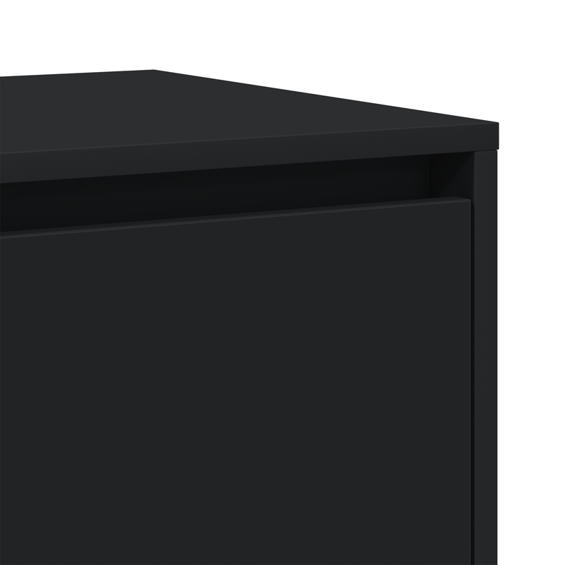 Casa si Gradina - Mobilier - Comode si corpuri - Comode - Bufet Negru Negru Lemn prelucrat 120 x 41 x 75 cm Bufet Negru - Infinity.ro