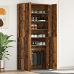 Casa si Gradina - Mobilier - Organizare si depozitare - Organizator incaltaminte - Cabinet pentru pantofi Lemn vechi 80x39x180 cm Lemn prelucrat - Infinity.ro