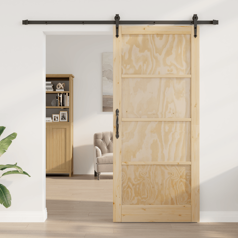 Casa si Gradina - Constructii - Usi interior, exterior si garaj - Usi interior - Usa Glisanta  cu Set Hardware 'ORKDAL'din Lemn Solid Pin - Infinity.ro