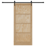 Casa si Gradina - Constructii - Usi interior, exterior si garaj - Usi interior - Usa Glisanta  cu Set Hardware 'ORKDAL'din Lemn Solid Pin - Infinity.ro