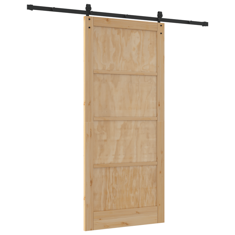 Casa si Gradina - Constructii - Usi interior, exterior si garaj - Usi interior - Usa Glisanta  cu Set Hardware 'ORKDAL'din Lemn Solid Pin - Infinity.ro