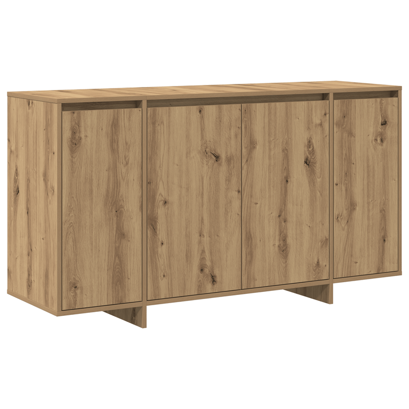 Casa si Gradina - Mobilier - Comode si corpuri - Comode - Bufet din Stejar Stejar Artisan Lemn Compozit 135 x 41 x 75 cm - Infinity.ro