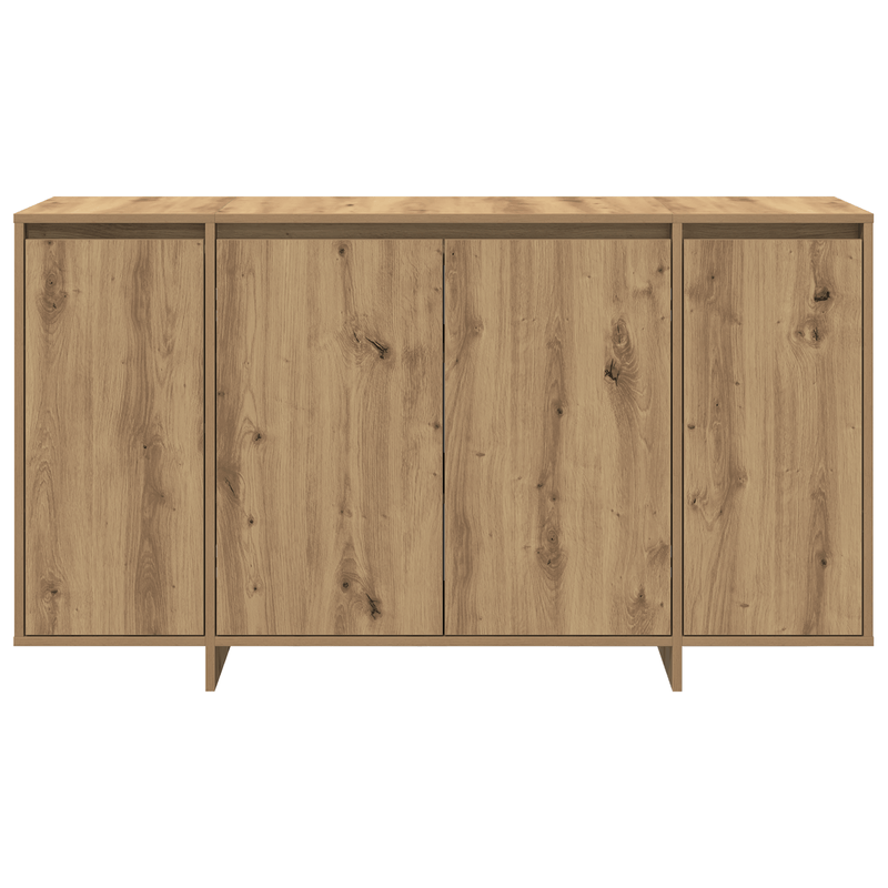 Casa si Gradina - Mobilier - Comode si corpuri - Comode - Bufet din Stejar Stejar Artisan Lemn Compozit 135 x 41 x 75 cm - Infinity.ro