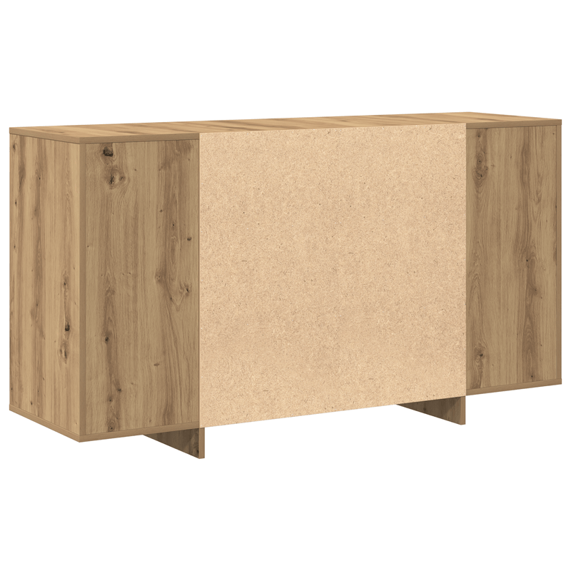 Casa si Gradina - Mobilier - Comode si corpuri - Comode - Bufet din Stejar Stejar Artisan Lemn Compozit 135 x 41 x 75 cm - Infinity.ro