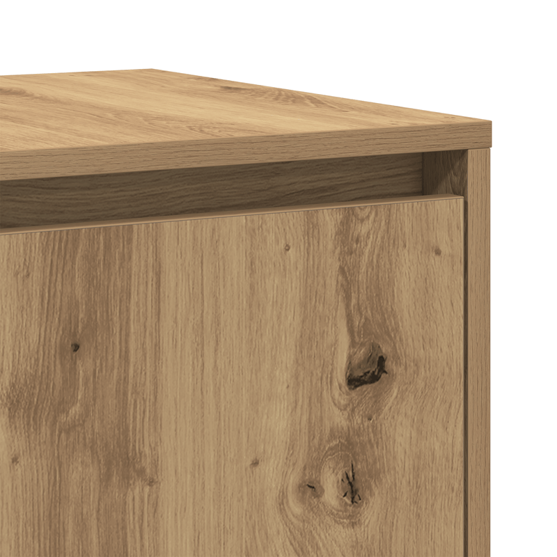 Casa si Gradina - Mobilier - Comode si corpuri - Comode - Bufet din Stejar Stejar Artisan Lemn Compozit 135 x 41 x 75 cm - Infinity.ro