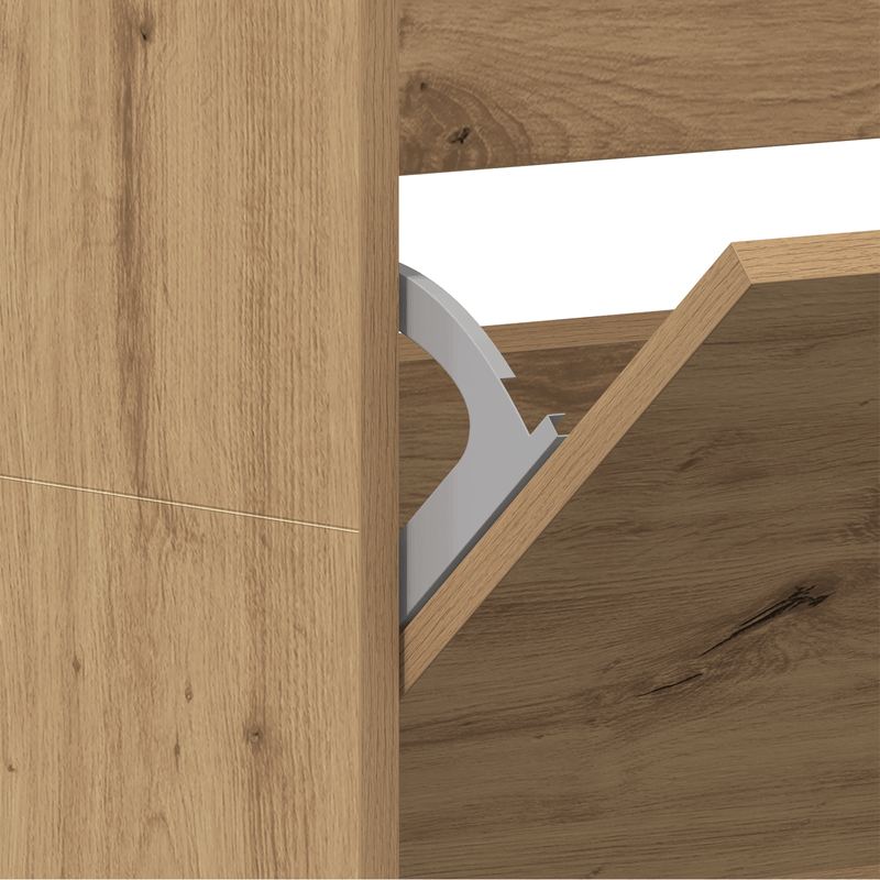 Casa si Gradina - Mobilier - Organizare si depozitare - Organizator incaltaminte - Dulap pentru pantofi Stejar natural Lemn durabil 80 x 21 x 163.5 cm - Infinity.ro