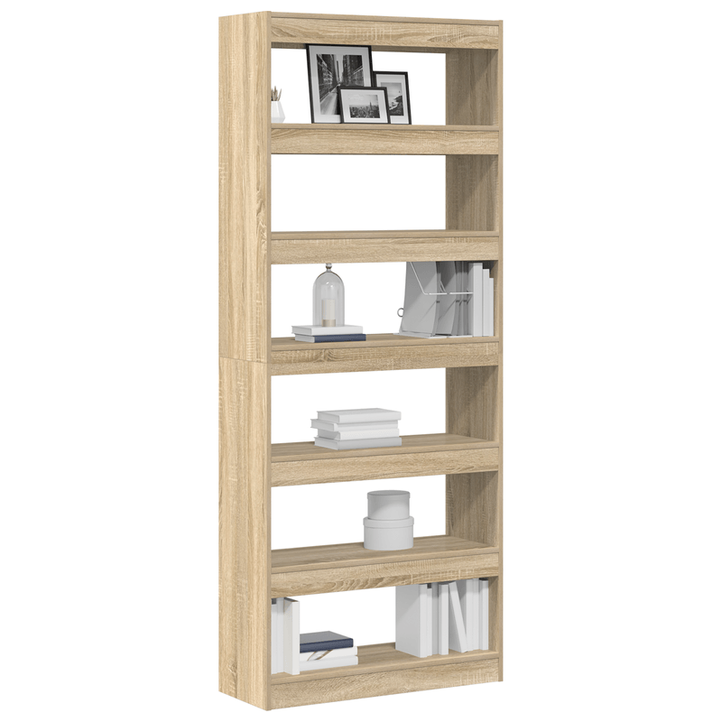 Casa si Gradina - Mobilier - Biblioteci si rafturi - Biblioteci - Biblioteca din stejar Sonoma Stejar Sonoma Lemn prelucrat - Infinity.ro