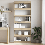 Casa si Gradina - Mobilier - Biblioteci si rafturi - Biblioteci - Biblioteca din stejar Sonoma Stejar Sonoma Lemn prelucrat - Infinity.ro