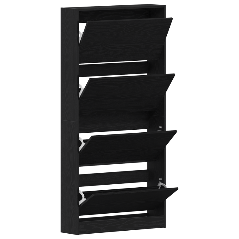 Casa si Gradina - Mobilier - Organizare si depozitare - Organizator incaltaminte - Dulap pentru incaltaminte Stejar negru Lemn prelucrat - Infinity.ro