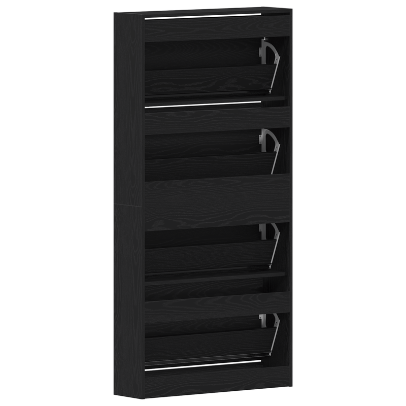 Casa si Gradina - Mobilier - Organizare si depozitare - Organizator incaltaminte - Dulap pentru incaltaminte Stejar negru Lemn prelucrat - Infinity.ro
