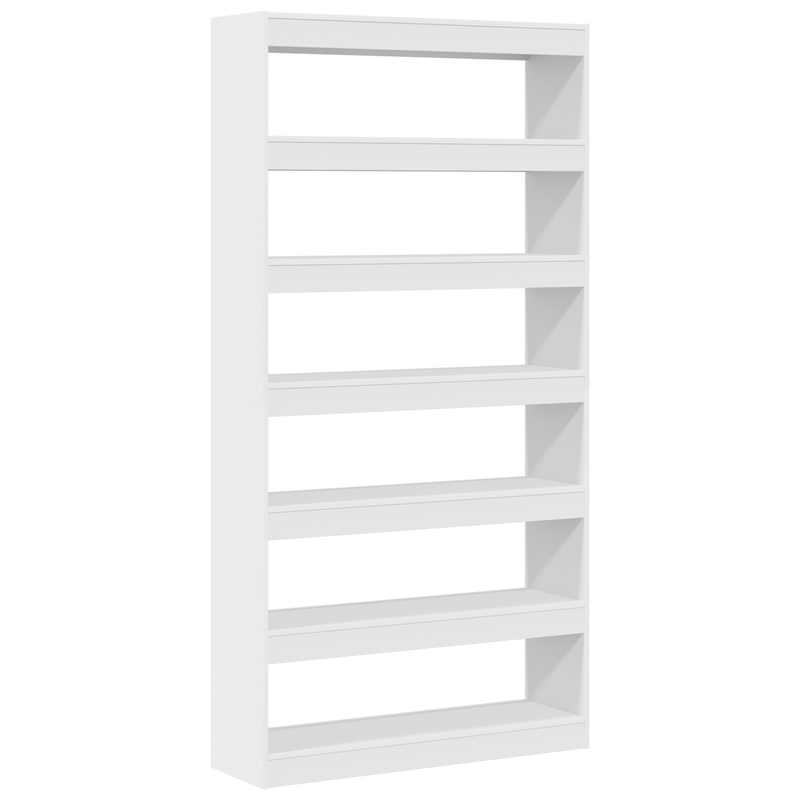 Casa si Gradina - Mobilier - Biblioteci si rafturi - Biblioteci - Biblioteca Alba Alb Lemn prelucrat 100 x 30 x 198 cm Rafturi - Infinity.ro