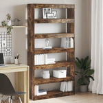 Casa si Gradina - Mobilier - Biblioteci si rafturi - Biblioteci - Raft de carti maro Maro Lemn imbunatatit 100 x 30 x 198 cm - Infinity.ro