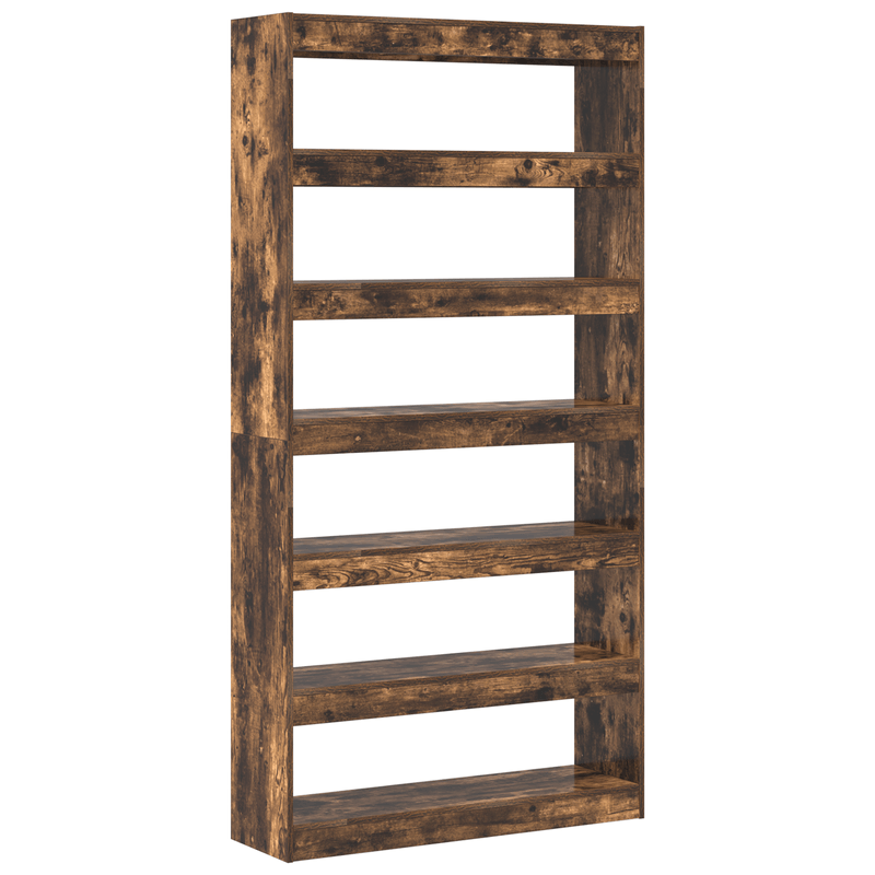 Casa si Gradina - Mobilier - Biblioteci si rafturi - Biblioteci - Raft de carti maro Maro Lemn imbunatatit 100 x 30 x 198 cm - Infinity.ro
