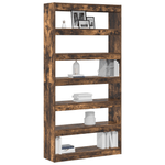 Casa si Gradina - Mobilier - Biblioteci si rafturi - Biblioteci - Raft de carti maro Maro Lemn imbunatatit 100 x 30 x 198 cm - Infinity.ro
