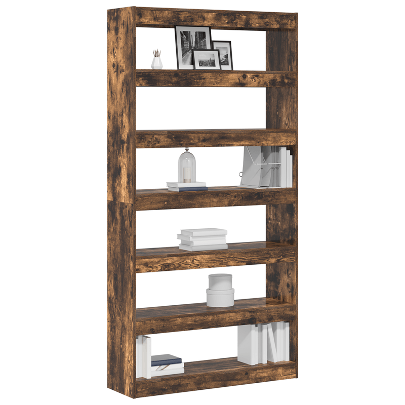 Casa si Gradina - Mobilier - Biblioteci si rafturi - Biblioteci - Raft de carti maro Maro Lemn imbunatatit 100 x 30 x 198 cm - Infinity.ro