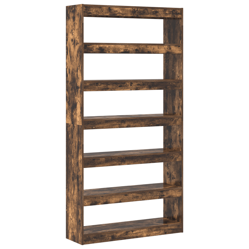 Casa si Gradina - Mobilier - Biblioteci si rafturi - Biblioteci - Raft de carti maro Maro Lemn imbunatatit 100 x 30 x 198 cm - Infinity.ro