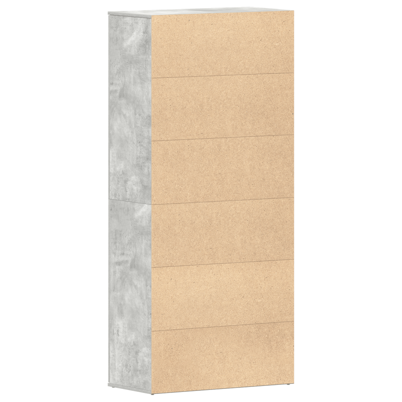 Casa si Gradina - Mobilier - Organizare si depozitare - Organizator incaltaminte - Dulap pentru incaltaminte Gri de beton 80x39x180 cm Lemn compus - Infinity.ro