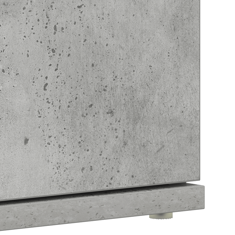 Casa si Gradina - Mobilier - Organizare si depozitare - Organizator incaltaminte - Dulap pentru incaltaminte Gri de beton 80x39x180 cm Lemn compus - Infinity.ro