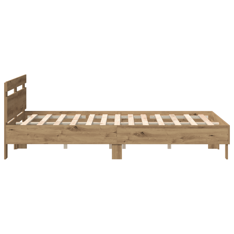 Casa si Gradina - Mobilier - Paturi si accesorii - Paturi - Cadru de pat din stejar Stejar artizanal Lemn masiv de stejar - Infinity.ro