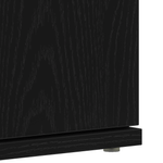 Casa si Gradina - Mobilier - Organizare si depozitare - Organizator incaltaminte - Cabinet Pantofi Stejar Negru 80x39x180 cm Lemn Ingineresc - Infinity.ro