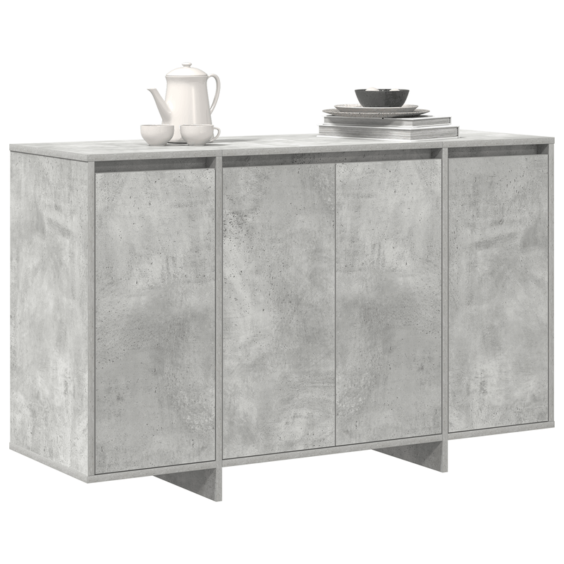 Casa si Gradina - Mobilier - Comode si corpuri - Comode - Bufet Gri din Beton Gri din Beton Lemn Prelucrat 120 x 41 x 75 cm - Infinity.ro
