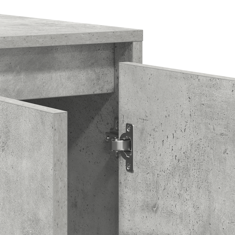 Casa si Gradina - Mobilier - Comode si corpuri - Comode - Bufet Gri din Beton Gri din Beton Lemn Prelucrat 120 x 41 x 75 cm - Infinity.ro