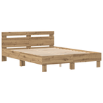 Casa si Gradina - Mobilier - Paturi si accesorii - Paturi - Cadru de Pat din Stejar Stejar Artizanal Lemn Prelucrat - Infinity.ro