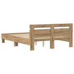 Casa si Gradina - Mobilier - Paturi si accesorii - Paturi - Cadru de Pat din Stejar Stejar Artizanal Lemn Prelucrat - Infinity.ro
