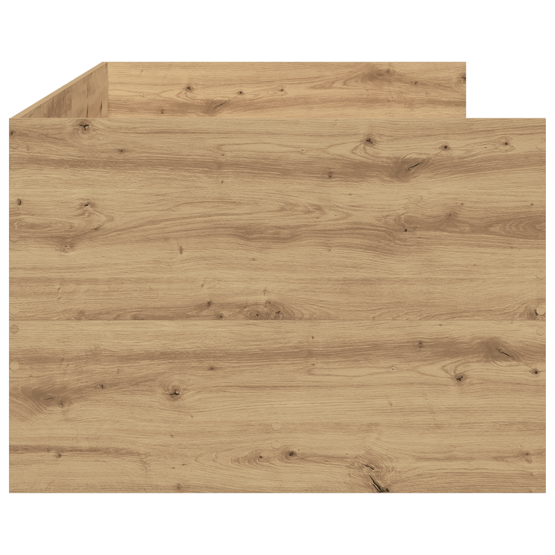 Casa si Gradina - Mobilier - Paturi si accesorii - Paturi - Pat de zi Lemn de stejar artizanal Lemn prelucrat 90 x 200 cm - Infinity.ro