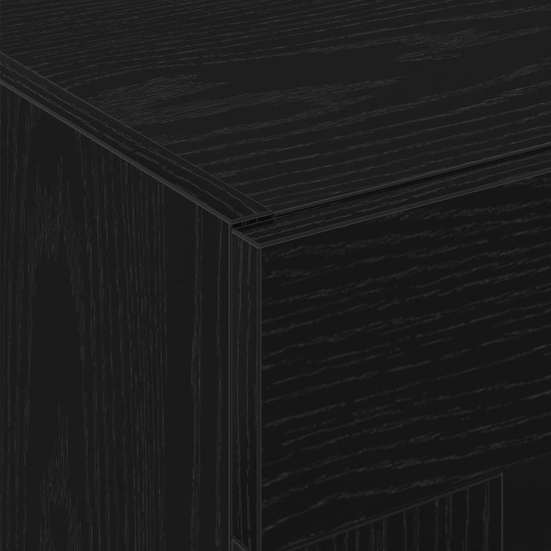 Casa si Gradina - Mobilier - Comode si corpuri - Comode - Dulapuri Montate pe Perete 2 buc Negru Stejar 69,5x34x90 cm Lemn Prelucrat - Infinity.ro