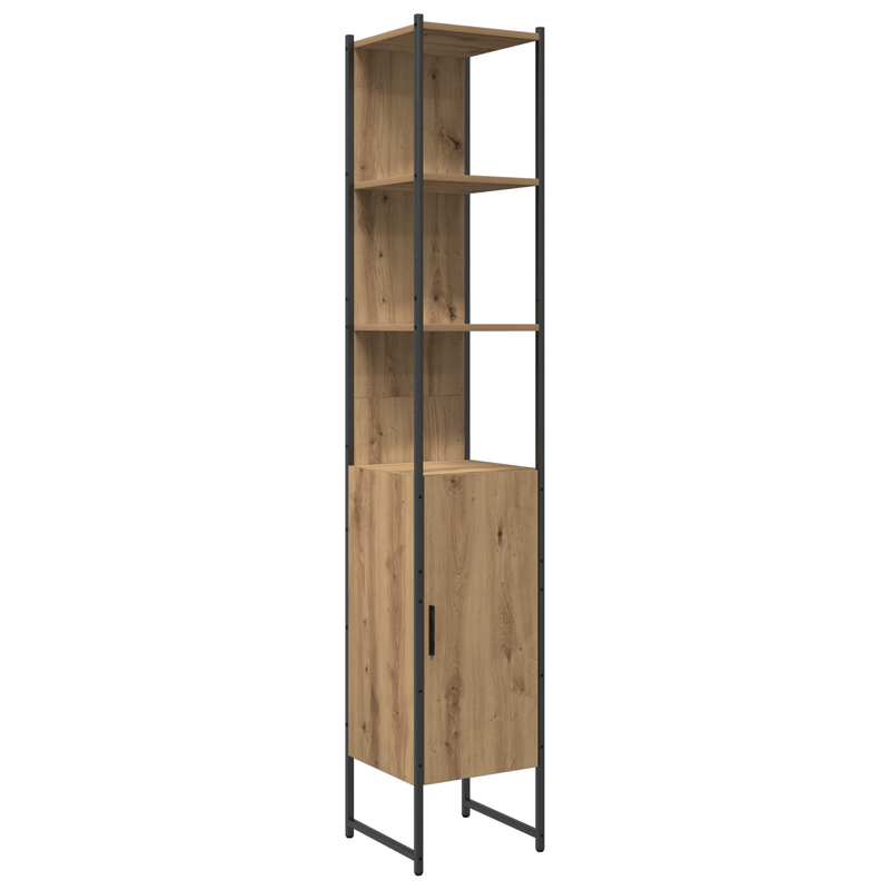 Casa si Gradina - Mobilier - Seturi de mobilier - Seturi baie - Set de mobila pentru baie in 4 piese din stejar mestesugit, lemn prelucrat - Infinity.ro