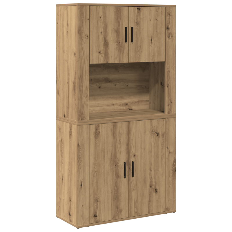 Casa si Gradina - Mobilier - Comode si corpuri - Corpuri bucatarie - Highboard Artisan Stejar 80x33x150 cm Lemn prelucrat - Infinity.ro