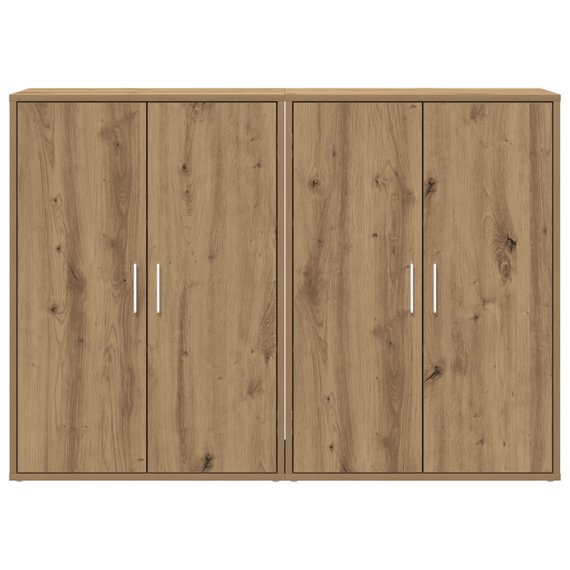 Casa si Gradina - Mobilier - Comode si corpuri - Comode - Sideboard-uri 2 buc stejar artizanal 60x31x84 cm Lemn ingineresc - Infinity.ro