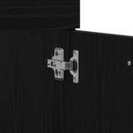 Casa si Gradina - Mobilier - Seturi de mobilier - Seturi baie - Set mobila baie 3 piese din stejar negru, lemn ingineresc - Infinity.ro