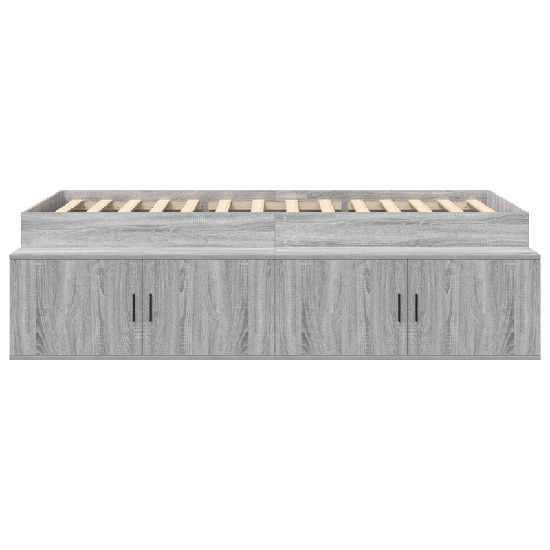 Casa si Gradina - Mobilier - Paturi si accesorii - Paturi - Cadru de pat de depozitare Gri Sonoma 80x200 cm - Infinity.ro