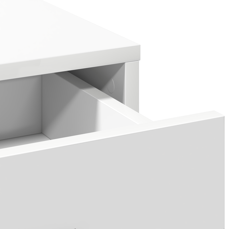 Casa si Gradina - Mobilier - Comode si corpuri - Masute de toaleta - Set masa toaleta cu LED, 2 piese, alb, lemn prelucrat - Infinity.ro