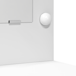 Casa si Gradina - Mobilier - Comode si corpuri - Masute de toaleta - Set masa toaleta cu LED, 2 piese, alb, lemn prelucrat - Infinity.ro