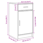 Casa si Gradina - Mobilier - Comode si corpuri - Masute de toaleta - Set masa toaleta cu LED, 2 piese, stejar sonoma, lemn prelucrat - Infinity.ro