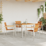 Casa si Gradina - Gradina si terasa - Mobilier exterior - Mese gradina - Set Masa Gradina  5 Piese Lemn Acacia - Infinity.ro
