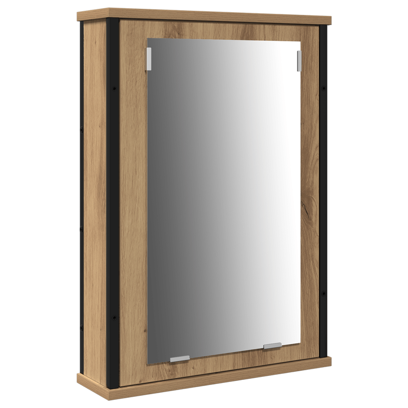 Casa si Gradina - Mobilier - Seturi de mobilier - Seturi baie - Set toaleta 3 piese  din lemn de stejar maro - Infinity.ro