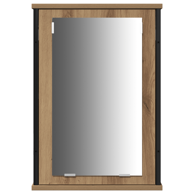 Casa si Gradina - Mobilier - Seturi de mobilier - Seturi baie - Set toaleta 3 piese  din lemn de stejar maro - Infinity.ro