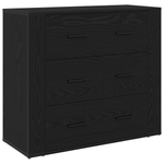 Casa si Gradina - Mobilier - Mese si birouri - Birouri - Biblioteca Stejar negru 80x33x150 cm Lemn prelucrat - Infinity.ro