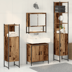 Casa si Gradina - Mobilier - Seturi de mobilier - Seturi baie - Set Mobilier pentru Baie 4 Piese Lemn Uzat - Infinity.ro