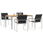 Casa si Gradina - Gradina si terasa - Mobilier exterior - Mese gradina - Set de dining gradina  5 piese din lemn masiv de acacia - Infinity.ro