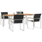 Casa si Gradina - Gradina si terasa - Mobilier exterior - Mese gradina - Set masa 5 piese lemn solid acacia - Infinity.ro